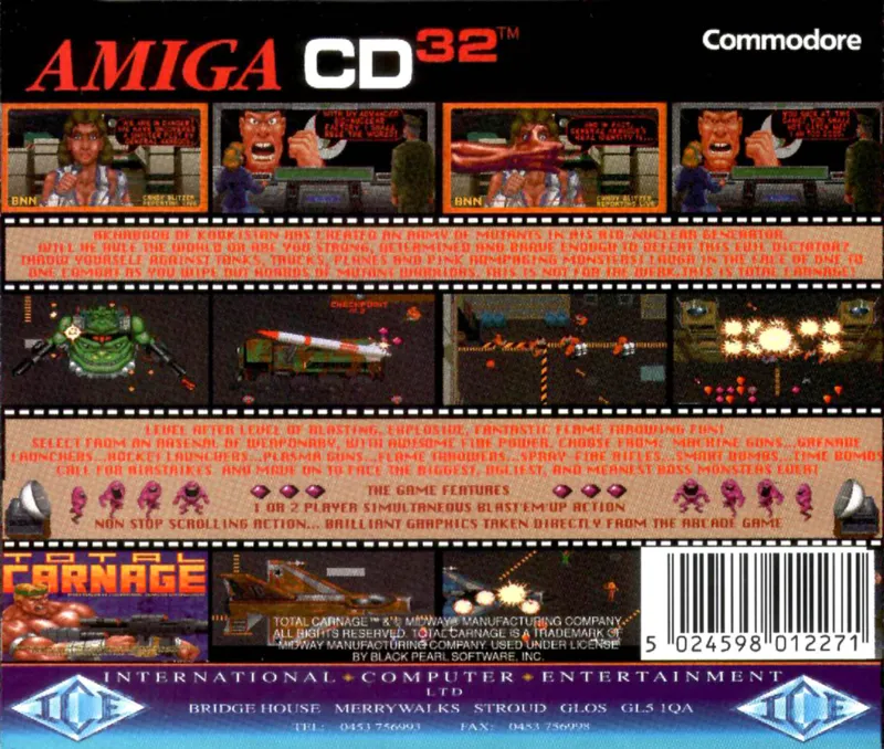 Total Carnage box back