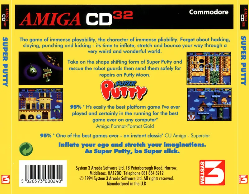 Super Putty box back