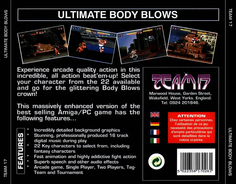 Ultimate Body Blows box back