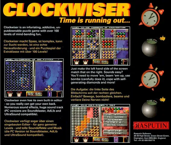 Clockwiser box back