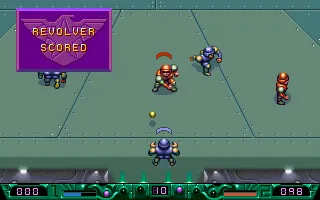 Backdrop artwork for Speedball 2: Brutal Deluxe