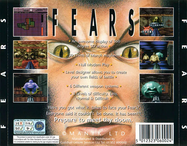 Fears box back