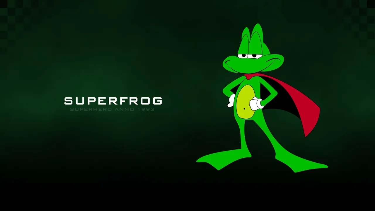 Backdrop artwork for Superfrog