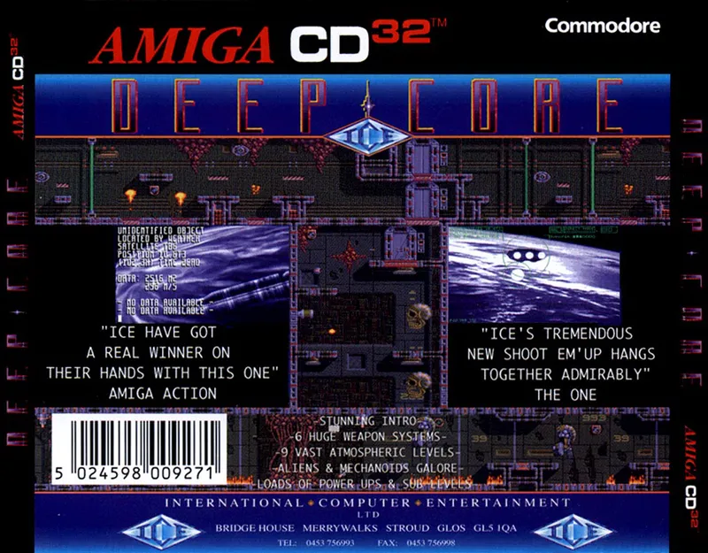 Deep Core box back