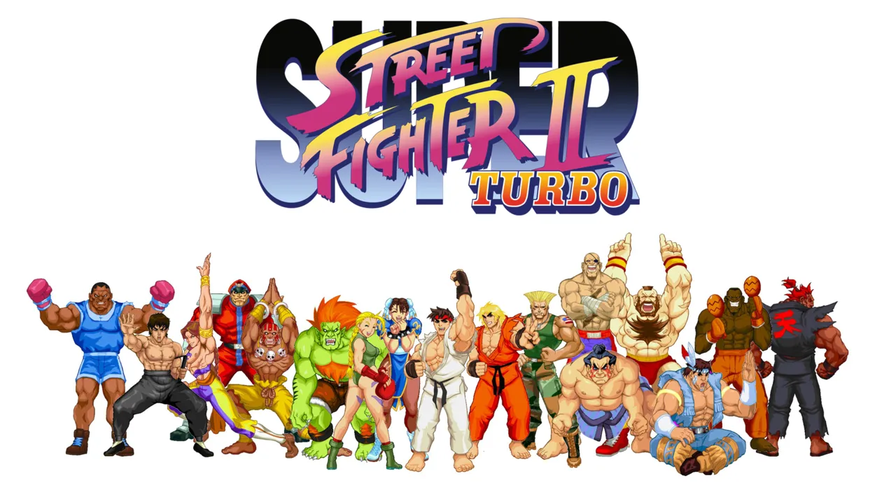 Backdrop artwork for Super Street Fighter II Turbo