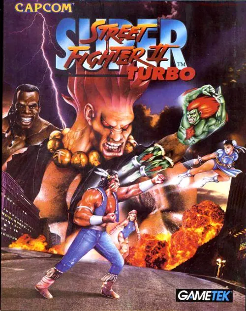 Super Street Fighter II Turbo box art