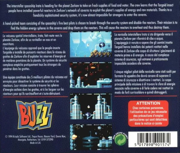 Fly Harder box back