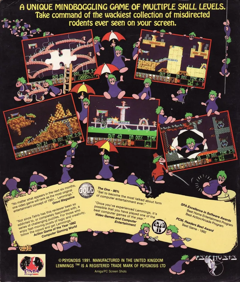 Lemmings box back