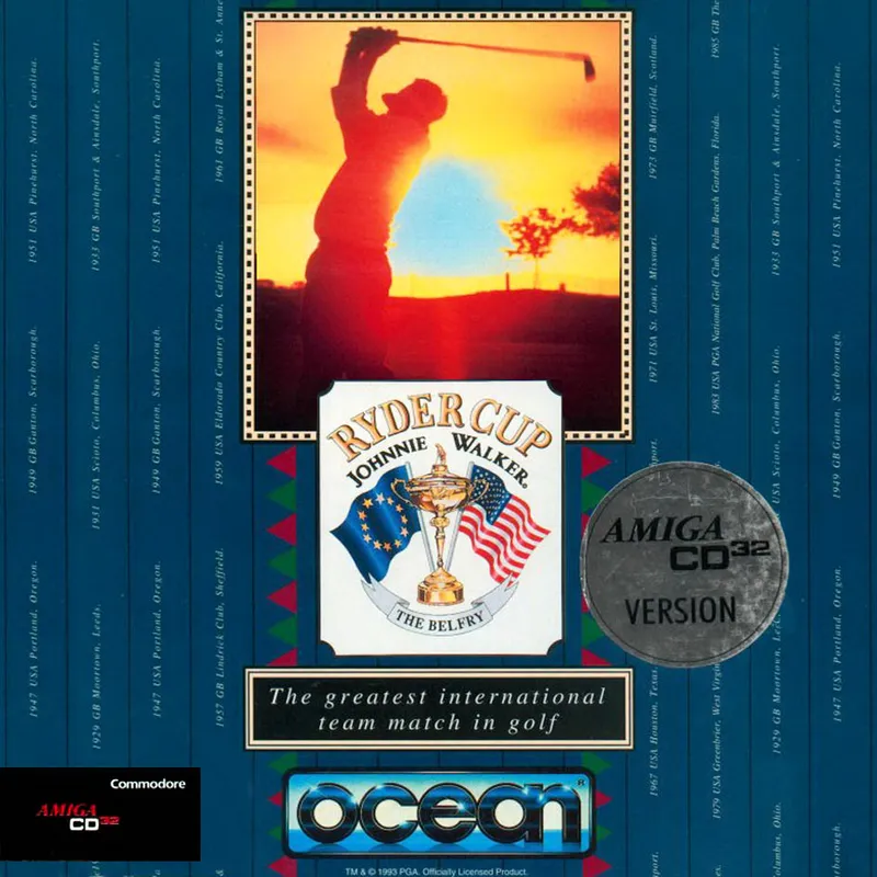 Ryder Cup: Johnnie Walker box art