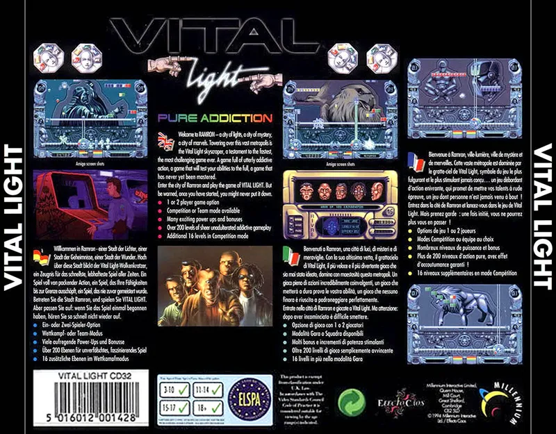 Vital Light box back