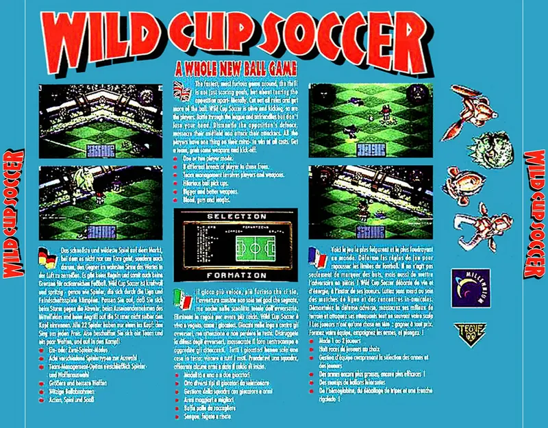 Wild Cup Soccer box back