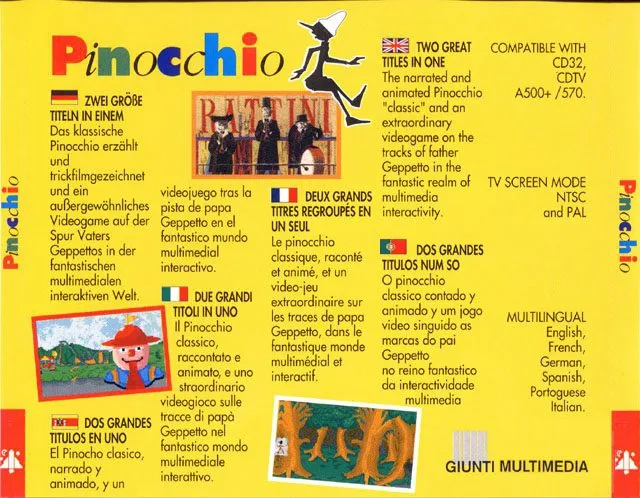 Pinocchio box back