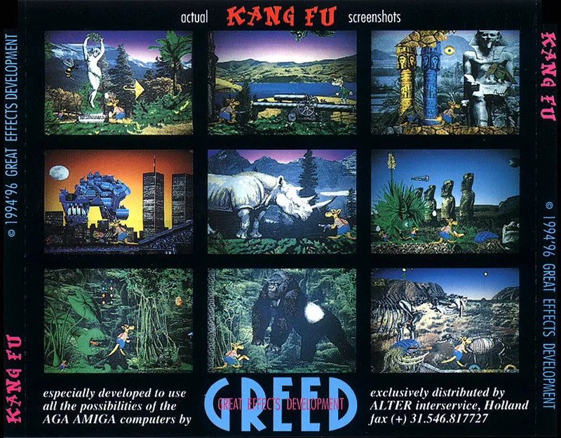 Kang Fu box back