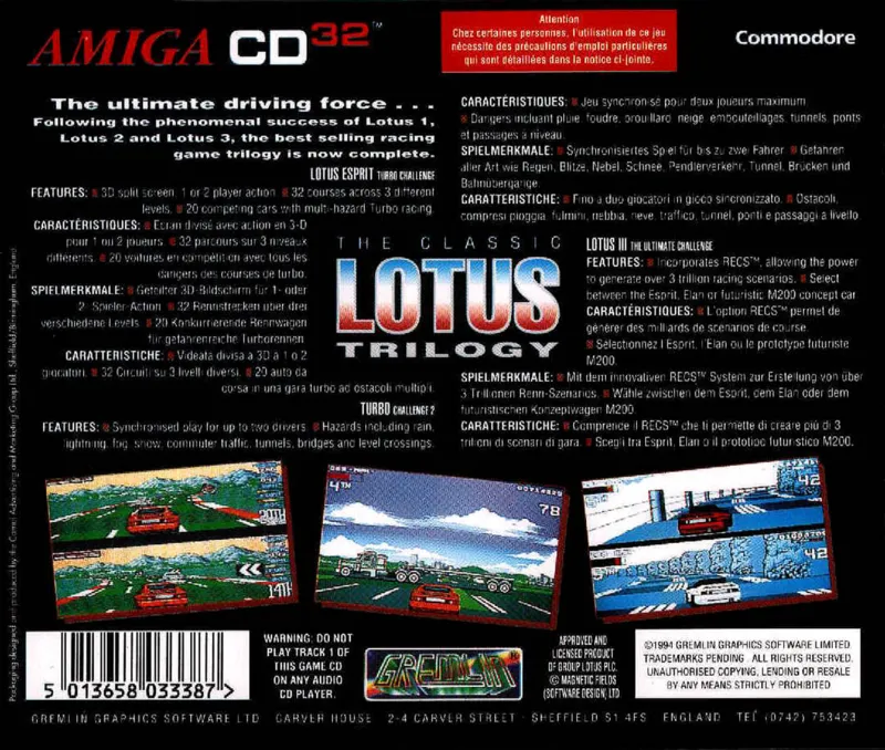 Lotus Trilogy box back