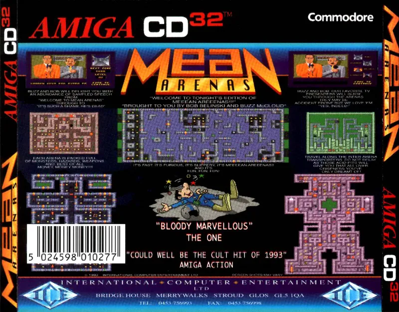 Mean Arenas box back
