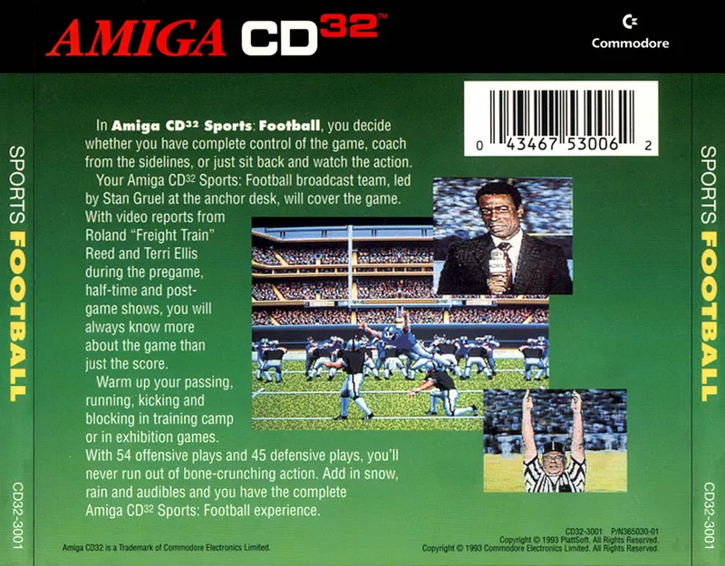 Sports: Football box back