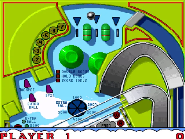 Backdrop artwork for Thomas The Tank Engine's Pinball