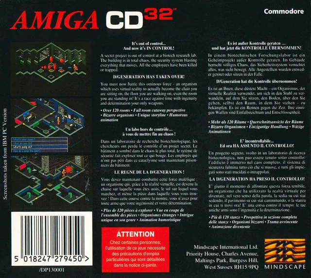D/Generation box back