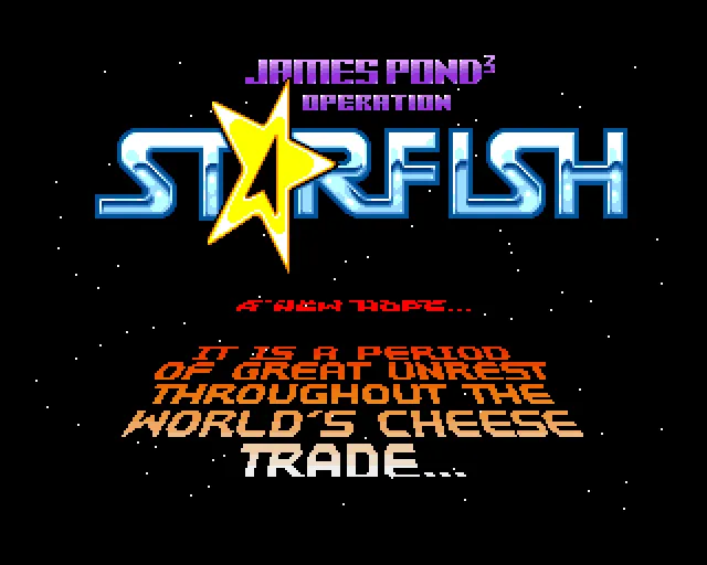 James Pond 3: Operation Starfi5h screenshot