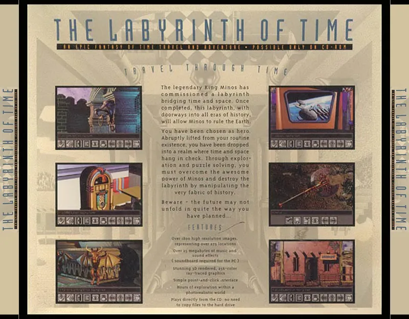 The Labyrinth of Time box back