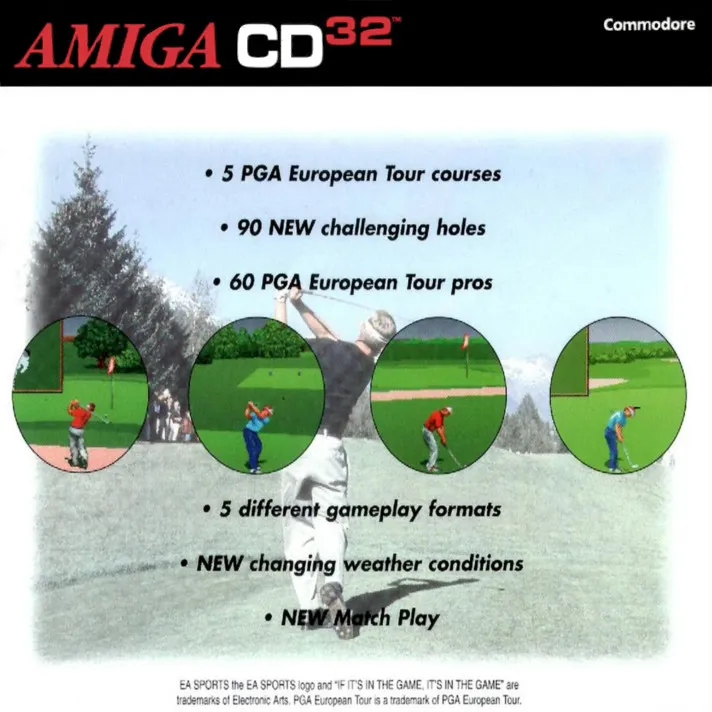 PGA European Tour box back