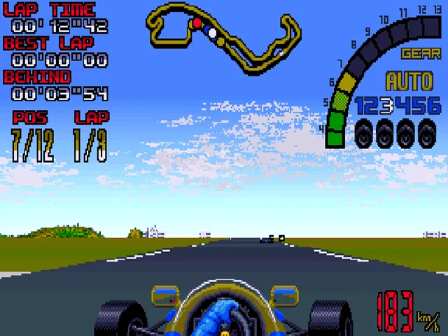 Backdrop artwork for Nigel Mansell's World Championship