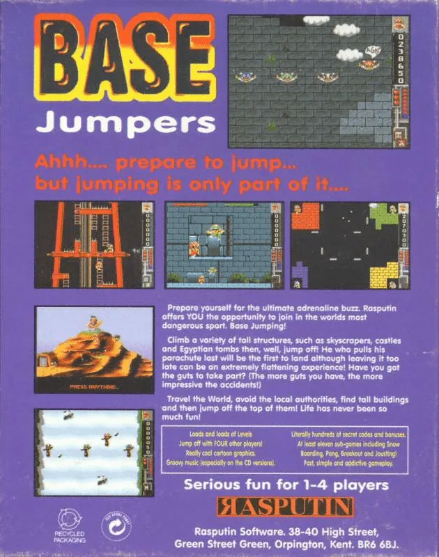 Base Jumpers box back