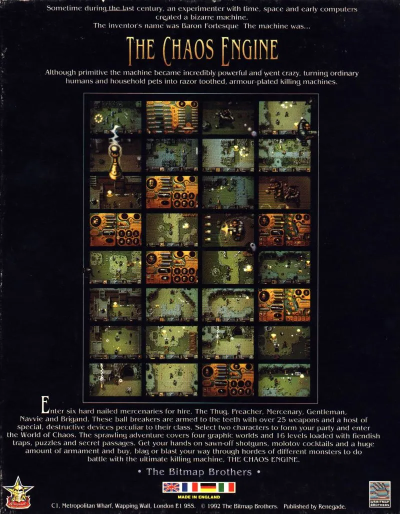 The Chaos Engine box back