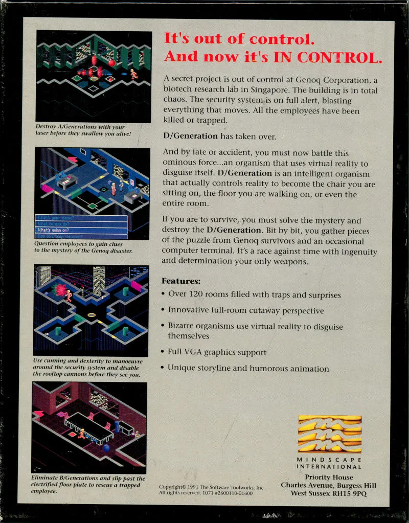 D/Generation box back