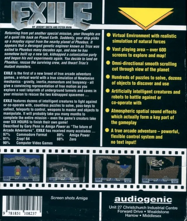 Exile box back