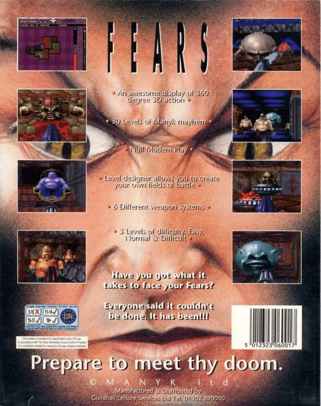 Fears box back