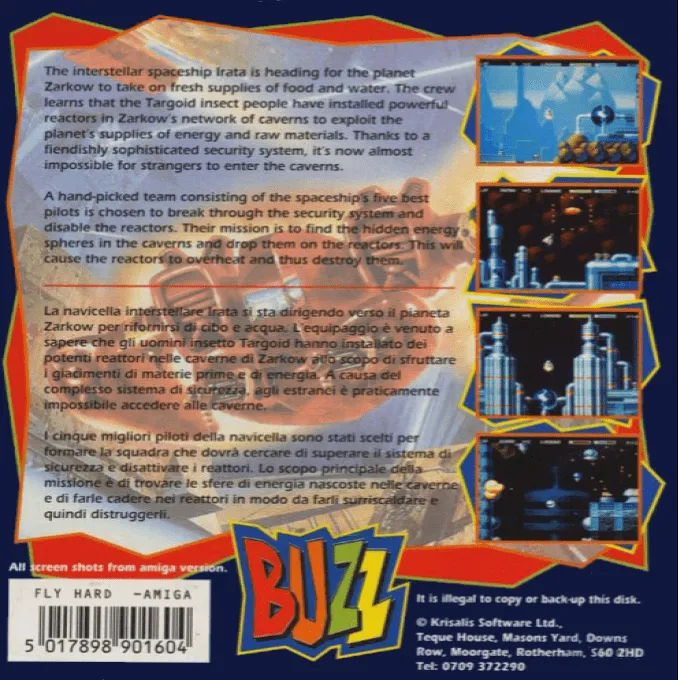 Fly Harder box back