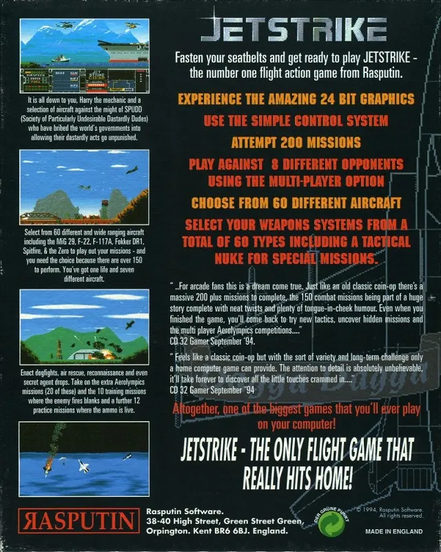 Jetstrike box back