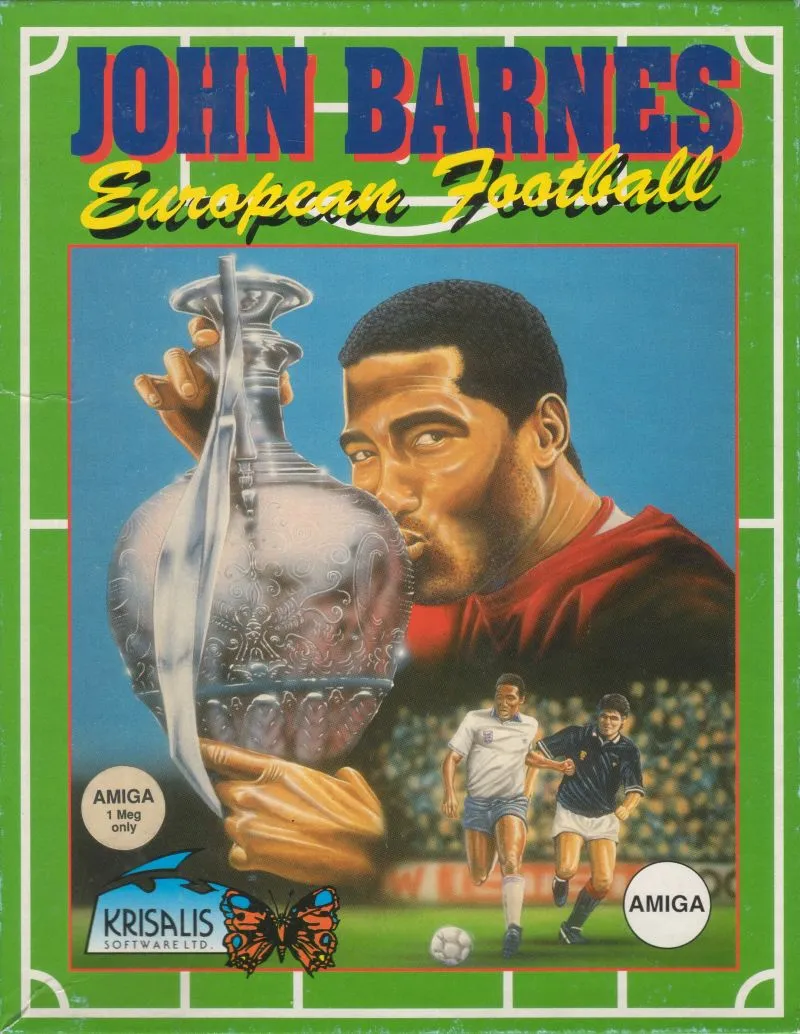 John Barnes European Football box art
