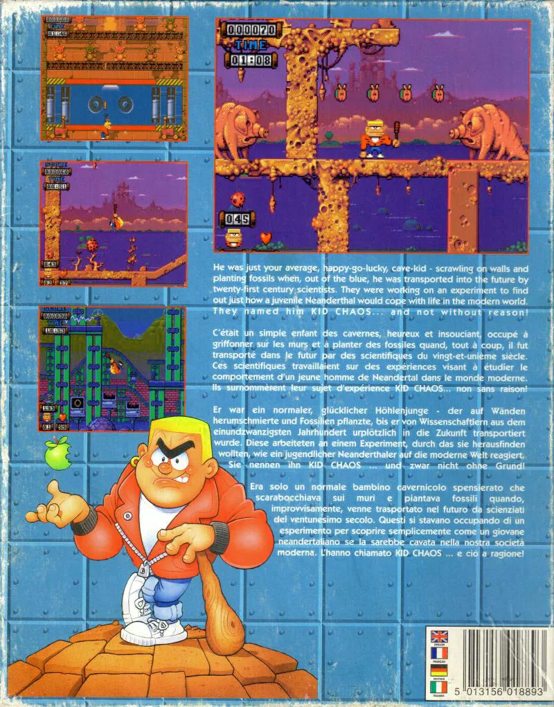 Kid Chaos box back