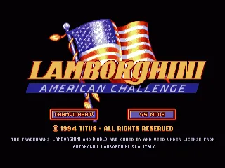 Lamborghini American Challenge screenshot