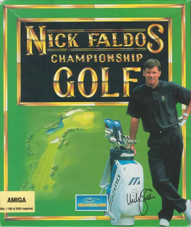 Nick Faldo's Championship Golf box art
