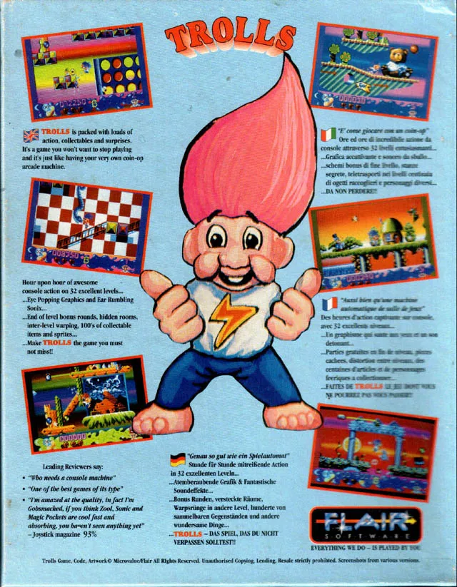 Trolls box back