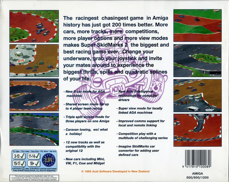 Super Skidmarks box back