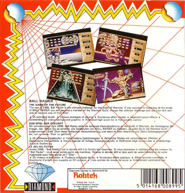 Ball Raider box back