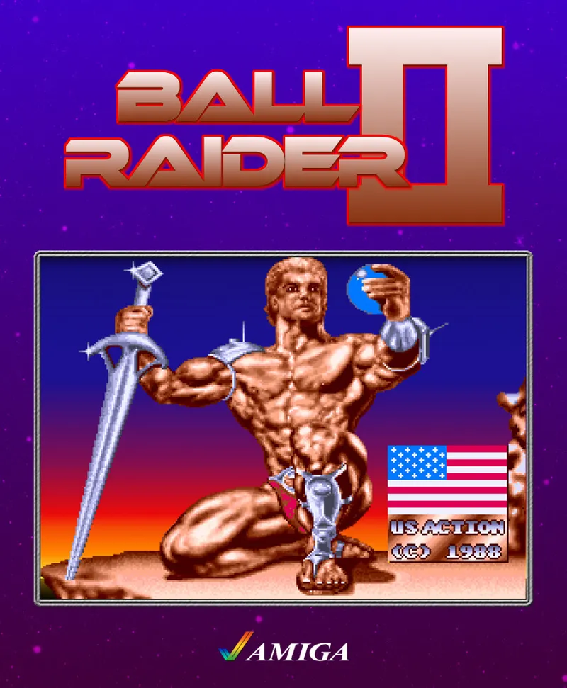 Ball Raider II cover art for Commodore Amiga