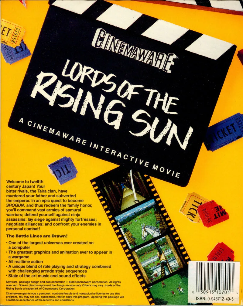 Lords of the Rising Sun box back