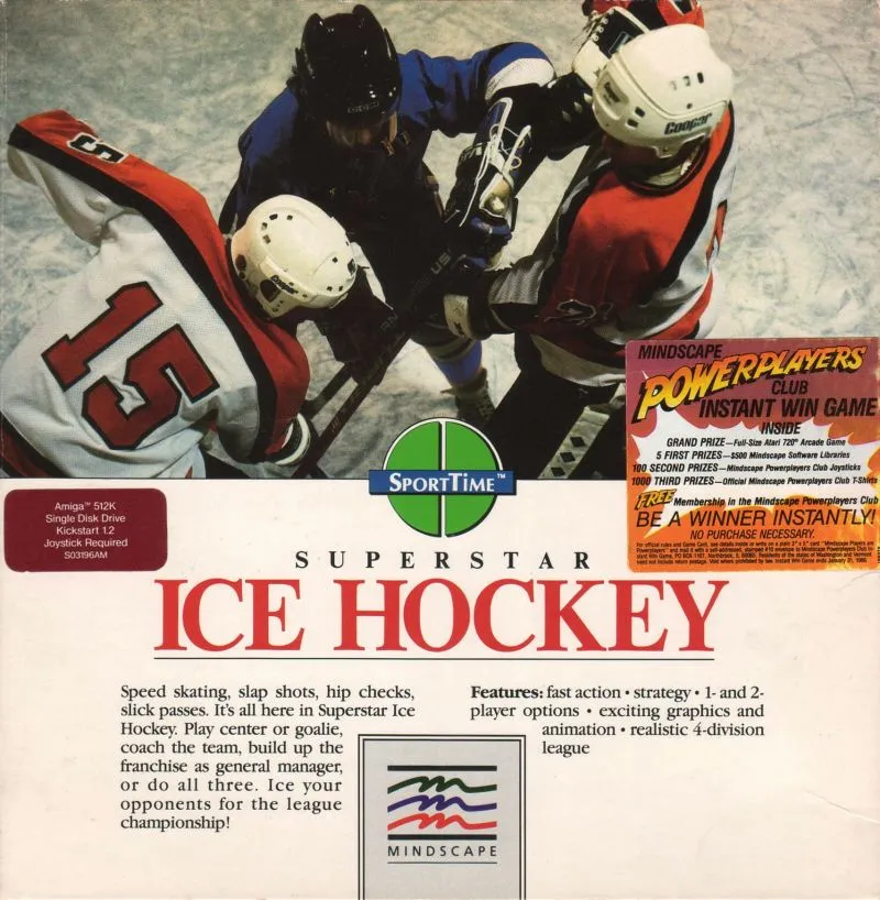 Superstar Ice Hockey box art