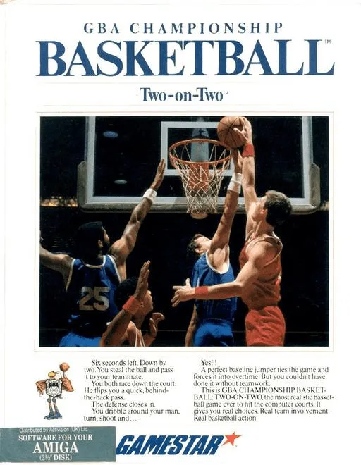 GBA Championship Basketball: Two-on-Two box art