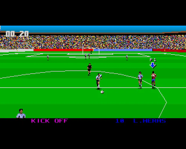 Backdrop artwork for 3D World Soccer