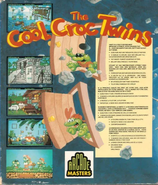 The Cool Croc Twins box back