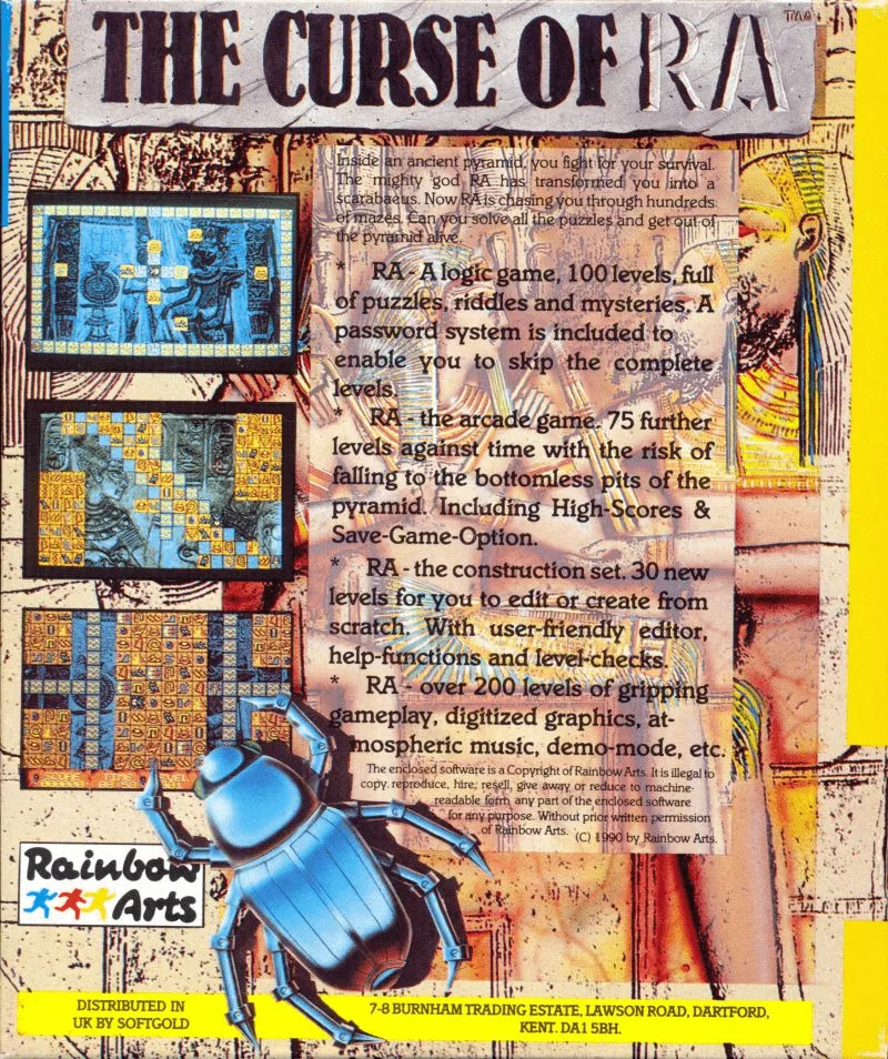 The Curse of Ra box back