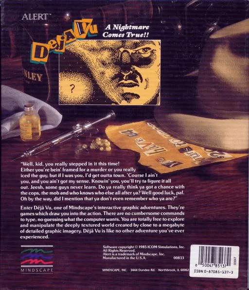 Deja Vu: A Nightmare Comes True!! box back