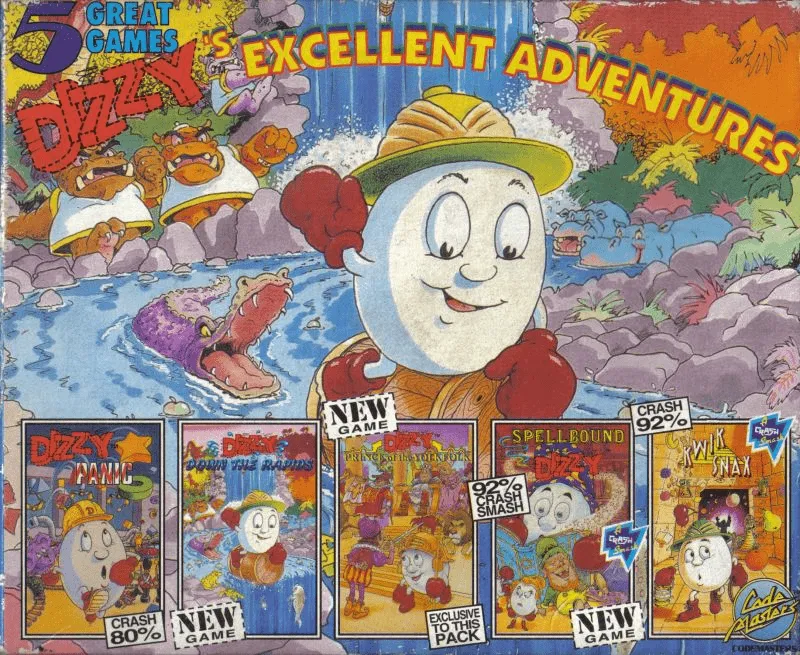 Dizzy's Excellent Adventures box art