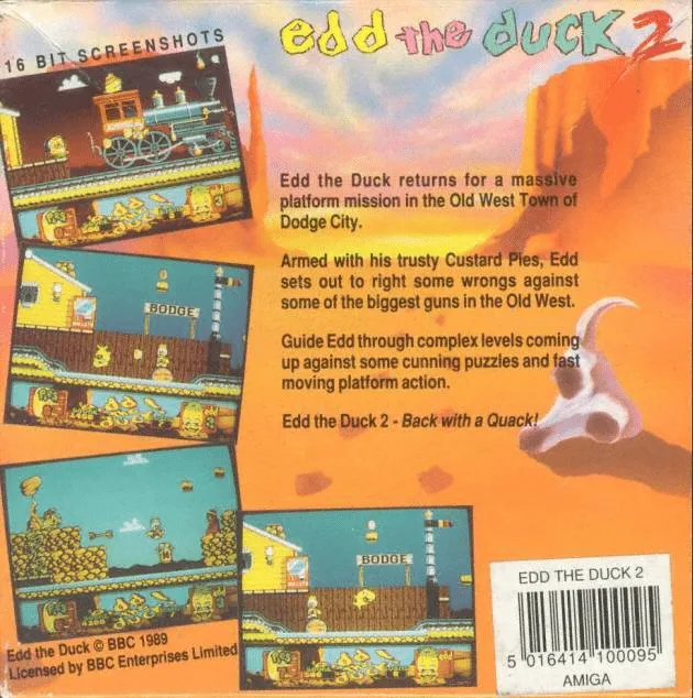 Edd the Duck 2: Back with a Quack! box back